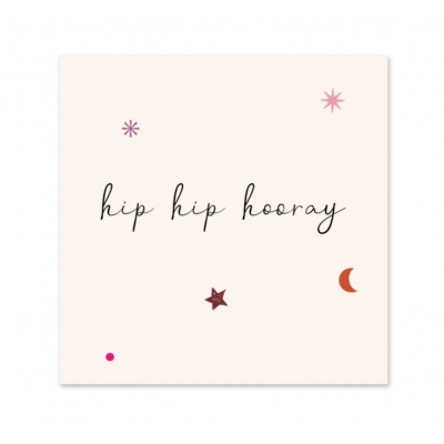 Kaarten mini | Hip hip hooray Kaarten mini | Hip hip hooray